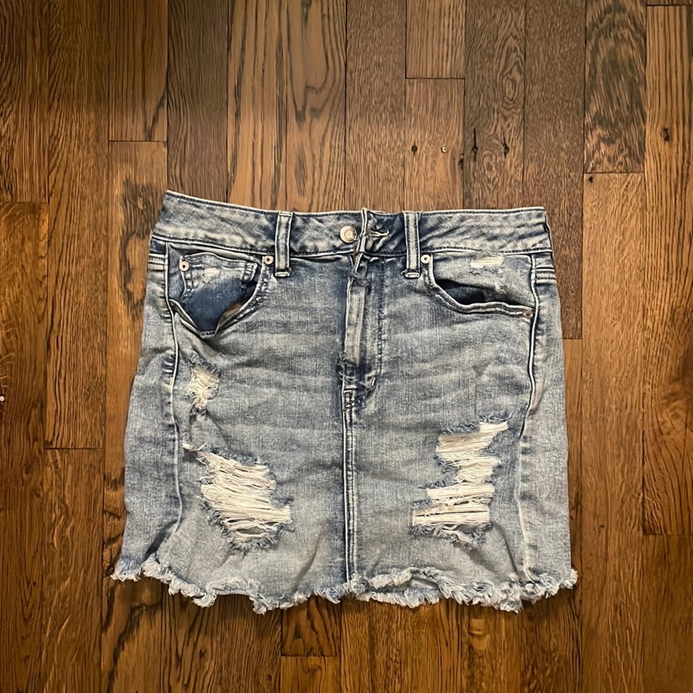 American eagle size 8 denim skirt